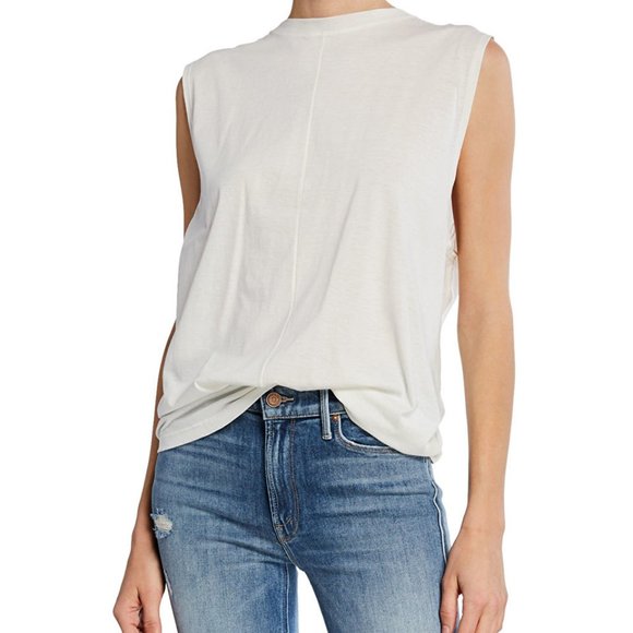 Current Elliott The Pleated Back Muscle Tee - Picture 1 of 2